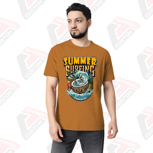 Camiseta cómoda ultrasuave esencial para hombre para el verano, apliques ecológicos, decoración, tela vaquera Batik de pana, opciones - Product Image 1