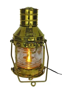 Premium Quality New Vintage Look Brass Ship Anchor <b>Lantern</b> High Selling Indoor Hotel Decor Metal <b>Candle</b> Holders <b>Candle</b> Jars - Product Image 6