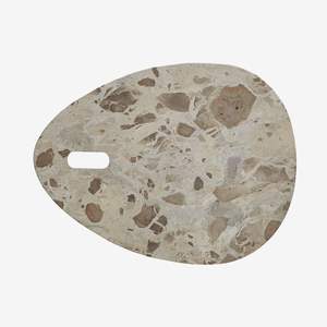 Planche à découper en marbre massif pour la préparation quotidienne des aliments, offrant une surface hygiénique et un nettoyage facile - Product Image 4