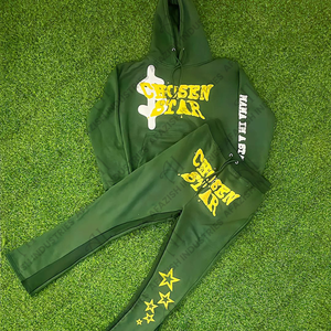 Conjunto de chándal de gran tamaño para correr, conjunto de Sudadera con capucha Unisex para hombre, chándal con estampado de pantalla, sudaderas, pantalones de chándal y conjunto de Jogger con capucha - Product Image 2