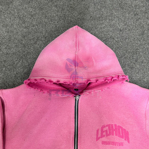 Buena tarifa Calidad superior Más demandados Impreso digital Cremallera Sudadera con capucha Invierno Unisex 100% Algodón Fleece Formal Transpirable - Product Image 3