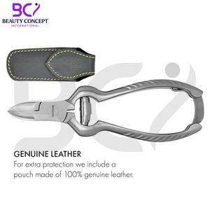 Coupe-ongles standard d'outils de pinces de podologie de catégorie médicale avec des coupeurs chirurgicaux d'acier inoxydable de ressort de baril - Product Image 4