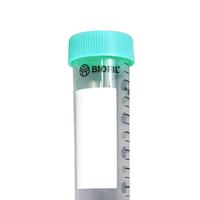 Tubes de centrifugation JET BIOFIL 15mL à haut RCF, fond conique, capuchon plat, RCF 21000xg, stériles, sachet refermable
