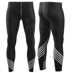 Pantalon de compression unisexe MMA, durable, séchage rapide, respirant, ajusté pour la gym, la course et les arts martiaux - Product Image 1