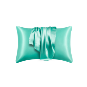 Juego de Fundas de Almohada de Lujo con Forma de Corazón 100% Poliéster, Logotipo Personalizado, Antifaz de 22 Momme, Coletero con Caja y Cremallera para el Cuidado del Cabello en Casa - Product Image 5