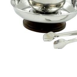 Luxury Metal Incense Burner with Wooden Handle & Tongs Elegant <b>Bakhoor</b> <b>Oud</b> Charcoal Holder for Home Decor Majlis & Gift Use - Product Image 5