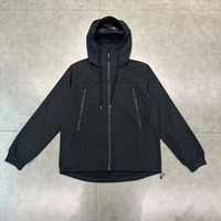 Veste softshell légère pour homme, doublée en polaire, imperméable, à capuche, pour la randonnée, l'hiver