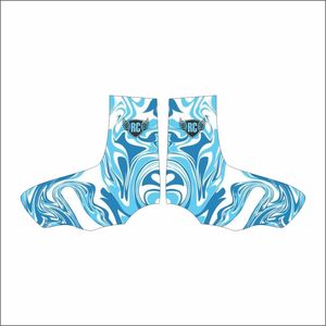 Pure OEM personalizado Perfecto para fútbol Lacrosse Soccer Kids Cute Fries Impreso Football Spats Wrap Cleat Covers - Product Image 5