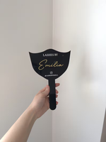 Miroir de visage de cils de poche au design moderne personnalisé accessoire cosmétique technique de cils personnalisé pour une utilisation décorative