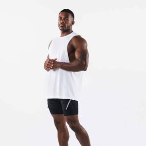 Custom <b>Men's</b> <b>Stringer</b> Tank Top Gym Fitness Bodybuilding <b>Vest</b> Quick Dry Sleeveless O-Neck Polyester/Cotton - Product Image 5