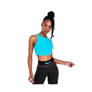 Sujetador deportivo Fila Alva Tank para mujer, color verde azulado, sujetador deportivo Fila Alva Tank, sujetador deportivo Fila Alva, color verde azulado |   100% Auténtico - Product Image 3
