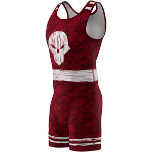 Combinaisons de lutte à bas prix, meilleure vente, uniformes de lutte 100% polyester pour hommes - Product Image 3