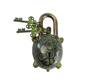 High Security <b>Padlock</b> <b>Waterproof</b> <b>Padlock</b> Brass Iron Hardened Vintage <b>Padlock</b> Rust-proof - Product Image 4