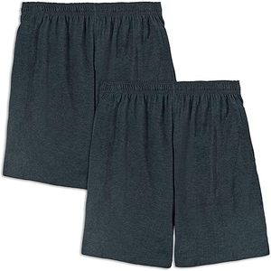 Shorts de sport décontractés pour hommes taille élastique coupe sèche résistant à la sueur Performance Gym pantalon de course motif solide 100% coton Sports - Product Image 1