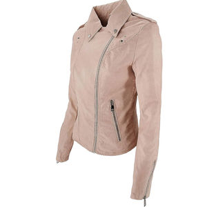 Chaqueta de Cuero para Mujer, Nuevo Estilo, en Venta, Diseño Personalizado, Color Sólido, Chaquetas de Cuero de Moda para Mujer - Product Image 2