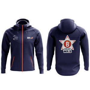 Sudadera con capucha personalizada con cremallera completa 100% poliéster para uso diario y promociones de eventos Diseño de sublimación OEM para marca - Product Image 3