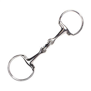 Broca De Filete de huevo de doble articulación, boquilla Lisa pulida, brocas de filete para montar a caballo, instrumentos veterinarios, precio barato OEM - Product Image 3