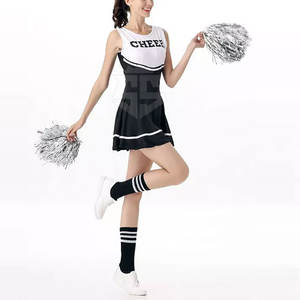 ชุดยูนิฟอร์มเชียร์ลีดเดอร์ผู้หญิง คุณภาพสูง แห้งเร็ว น้ำหนักเบา สีพื้น บริการ OEM - Product Image 2