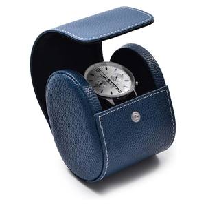 Wholesale Luxury Leather Single <b>Watch</b> Travel <b>Case</b> with Velvet Interior Handmade Portable Organizer Single Slot <b>Watch</b> Roll - Product Image 3