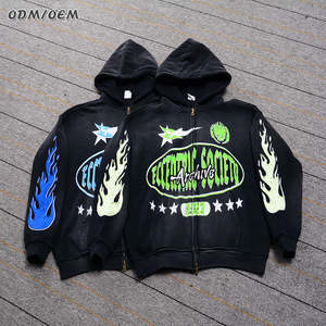 Vente en gros de sweats à capuche pour hommes personnalisés de qualité supérieure 100% coton sweat à capuche zippé polaire pour l'hiver sweats à capuche surdimensionnés pour homme - Product Image 1