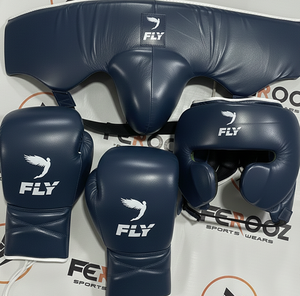 Gants de boxe professionnels Twins Boxing en cuir véritable pour MMA, Muay Thai, Sparring, Kickboxing, Fly Boxing – Ensemble Or et Blanc - Product Image 2