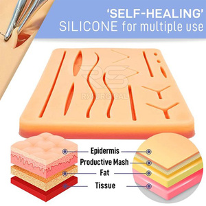 Kit complet de pratique et de formation de suture manuelle tout-en-un en acier inoxydable chirurgical pour étudiants en médecine avec certification CE - Product Image 3
