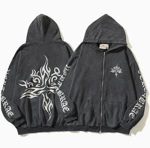 Sudadera con Capucha para Hombre, Estilo Casual, Corte Regular, Gruesa, para Invierno, 100% Algodón, Forro Polar, Resistente al Viento, Marca Garment OEM - Product Image 1