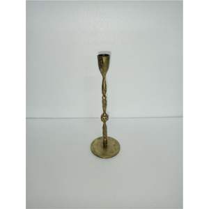 Candelabro Minimalista de Hierro Chapado en Oro al por Mayor, Estilo Vintage, Decorativo con Flores para Navidad, Bodas y Eventos - Product Image 5