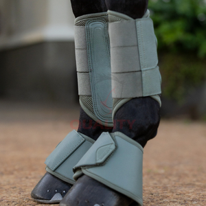 Botas de cepillado para caballos más vendidas con tecnología de absorción de impactos que proporciona protección contra tendones y fetlock fabricadas en Pakistán - Product Image 5