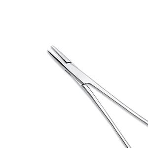 Usine en gros 160mm Gillies porte-aiguilles dentaires manuel incurvé bords dentelés pince chirurgicale pince en acier puissance manuelle - Product Image 3