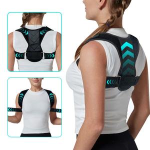Ajustable Ligero Respetuoso con el medio ambiente Profesional Home Office Sport Back Support Calidad Upper Back Brace Clavícula Columna vertebral Postura - Product Image 5