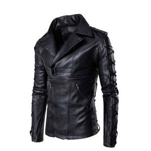 Trendy Custom Made Motorbike <b>Faux</b> <b>Leather</b> <b>Jacket</b> with Chenille logo Branded High Quality <b>Leather</b> <b>Jacket</b> - Product Image 4