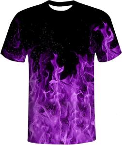 Ropa de hombre con logotipo personalizado, Camiseta de algodón de talla grande, camiseta de ajuste regular lisa con estampado digital Unisex, camiseta de gran tamaño al por mayor para hombre - Product Image 2