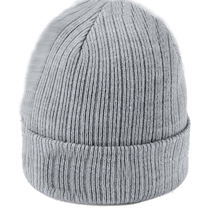 Nuevo gorro personalizado Unisex L, gorro de punto con parche de cuero y logotipo, gorro de punto con puños para hombre, gorro de punto con gofres de lujo para invierno - Product Image 2