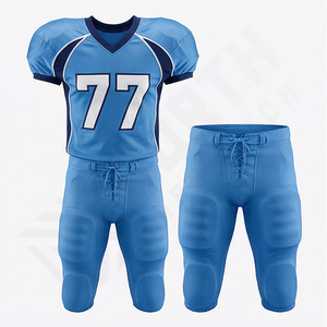 Camiseta de Fútbol Personalizable y Transpirable para Hombre, con Nombre y Número del Equipo, Tallas Grandes, Ropa Deportiva de Fútbol Americano - Product Image 1