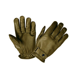 Nouvelle mode Gants coupe-vent en cuir PU Technologie d'écran tactile Longueur du poignet en cuir véritable Style uni pour une utilisation en extérieur en hiver - Product Image 3