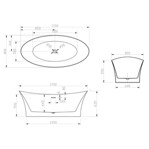 Bain à remous autoportant en acrylique blanc de luxe avec jets de massage ovales pour hôtels, piscines privées, utilisation en <span class=keywords><strong>jacuzzi</strong></span> - Product Image 6