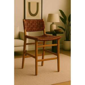 Taburete marroquí hecho a mano, puf otomano, cojín decorativo bohemio, reposapiés tradicional bereber, muebles para la sala de estar. - Product Image 1