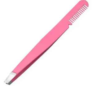 Pinzas para Cejas de Acero Inoxidable con Punta Inclinada, Ecológicas, Reutilizables, Cómodas, para Mujeres y Hombres - Product Image 2