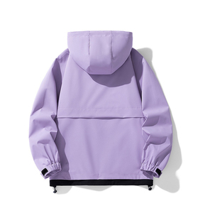 Wholesale Custom Waterproof Windbreaker Lightweight Down Puffer Latest Design Pullover <b>Hoodie</b> Zip up Windbreaker Jacket for Men - Product Image 2