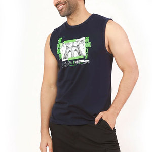Hot Selling Cotton Muscle Singlet Sleeveless Travel <b>Vest</b> <b>Bodybuilding</b> Fitness Gym Workout Men's Tank Top - Product Image 1