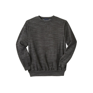 Sudadera de cuello redondo azul marino para hombre al por mayor, Jersey de algodón 100% para todas las estaciones, tejido polar transpirable, diseño estampado de invierno - Product Image 5