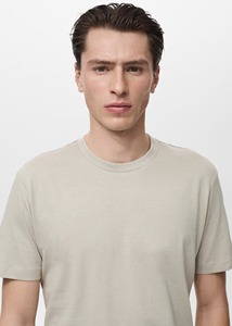 T-shirts pour hommes de grande taille 100% coton 230gsm impression logo vente en gros de T-shirts unis de haute qualité pour hommes - Product Image 4