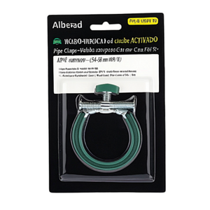 Abrazaderas para Tuberías - Abrazadera para Varilla Walraven KSB2 Ev 54-58 mm EPDM M8/M10, Abrazadera de Doble Extremo para Grúa - Paquete de 50 - Product Image 3