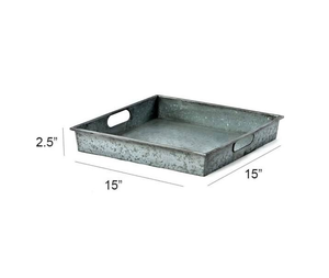 Plateau de service rectangulaire classique en fer, fait main, de qualité supérieure, pour la cuisine, les restaurants et la maison, écologique et personnalisable - Product Image 3