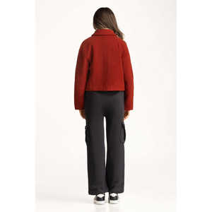 Chaqueta Sintética de Piel de Oveja para Mujer, Modelo WM-JKT-WS24-013, Tallas S/M/L, Temporada Otoño, Teñida, Poliéster, Spandex, Forro de Piel Sintética - Product Image 4