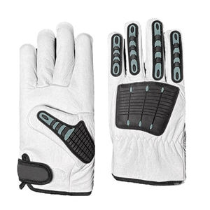 Guantes de seguridad mecánicos de trabajo de construcción industrial hechos a mano en fábrica Servicio OEM Guantes de trabajo ligeros - Product Image 1