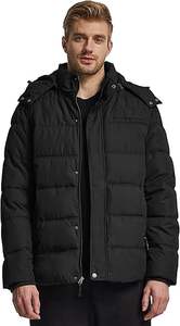 Chaquetas de burbuja de invierno para hombre de gran oferta, último diseño con cuello levantado y logotipo frontal fabricado en Pakistán - Product Image 3