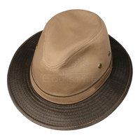 Venta al por mayor nuevos sombreros de algodón encerado por encargo stock para diario al aire libre y escenas de pesca bajo MOQ aceptado