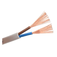 2-adriges massives PVC-isoliertes flaches europäisches Kabel VDE-zugelassener hochwertiger flexibler elektrischer Draht für den privaten und industriellen Gebrauch
